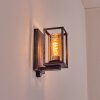 Portalis Wandlamp voor buiten Zwart, Zilver, 1-licht, Bewegingsmelder