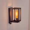 Portalis Wandlamp voor buiten Zwart, 1-licht, Bewegingsmelder