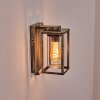 Portalis Wandlamp voor buiten Goud, Zwart, 1-licht, Bewegingsmelder