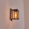 Portalis Wandlamp voor buiten Goud, Zwart, 1-licht, Bewegingsmelder