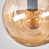 Gastor Plafondlamp, Kogellampje Amber, 2-lichts