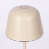 Asen Buiten tafellamp, Tafellamp LED Beige, 1-licht