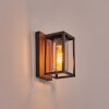 Portalis Wandlamp voor buiten Bruin, houtlook, Zwart, 1-licht