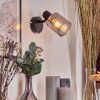 Aggebo Wandlamp, Wandspot Zwart, 1-licht