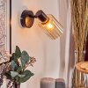 Aggebo Wandlamp, Wandspot Zwart, 1-licht