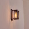 Portalis Wandlamp voor buiten Zwart, Zilver, 1-licht, Bewegingsmelder