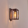 Portalis Wandlamp voor buiten Zwart, Zilver, 1-licht, Bewegingsmelder