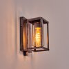 Portalis Wandlamp voor buiten Zwart, Zilver, 1-licht, Bewegingsmelder