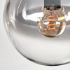 Gastor Plafondlamp, Kogellampje Amber, Duidelijk, Rookkleurig, 4-lichts