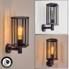 Monfanim Wandlamp voor buiten Zwart, 1-licht