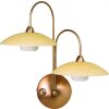 steenhouwer ALEPPO Wandlamp Brons, 2-lichts