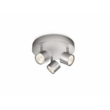 Philips STAR Opbouwspot LED Aluminium, 3-lichts