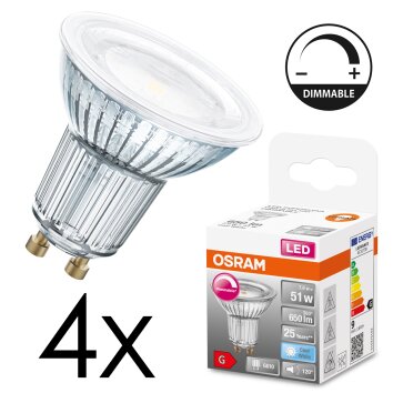 GU10 LED 7.9 Watt neutraal wit dimbaar 650 Lumen