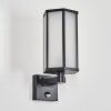 Monfanim Wandlamp voor buiten Zwart, 1-licht