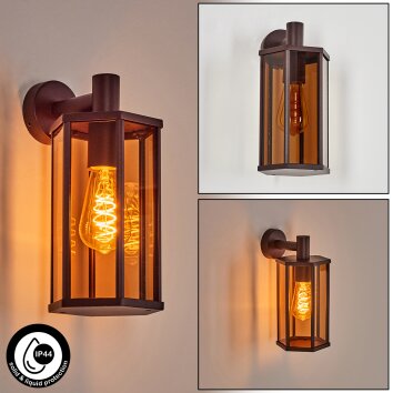 Monfanim Wandlamp voor buiten Roest, 1-licht