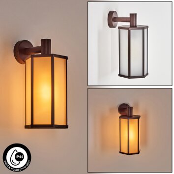 Monfanim Wandlamp voor buiten Roest, 1-licht