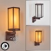 Monfanim Wandlamp voor buiten Roest, 1-licht