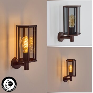 Monfanim Wandlamp voor buiten Roest, 1-licht