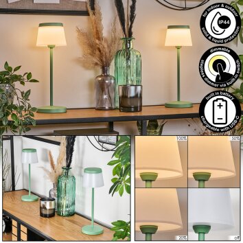 Algeraz Buiten tafellamp, Tafellamp LED Groen, 1-licht