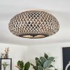 Bauro Plafondlamp 40 cm Zwart, 3-lichts