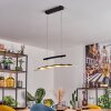 Casalino Hanglamp LED Zwart, Transparant, Helder, 1-licht