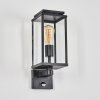 Cadafaes Wandlamp voor buiten Zwart, 1-licht, Bewegingsmelder