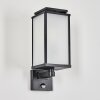 Cadafaes Wandlamp voor buiten Zwart, 1-licht, Bewegingsmelder