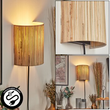 Viadores Licht omhoog & omlaag, Wandlamp Zwart, 1-licht