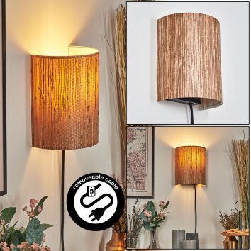 Viadores Licht omhoog & omlaag, Wandlamp Zwart, 1-licht