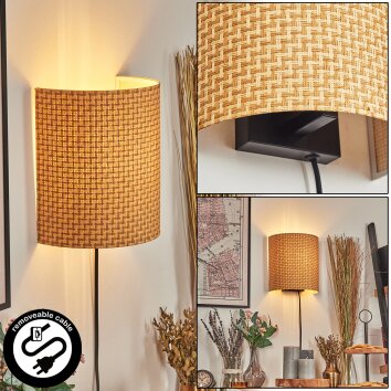 Viadores Licht omhoog & omlaag, Wandlamp Zwart, 1-licht