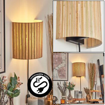 Viadores Licht omhoog & omlaag, Wandlamp Zwart, 1-licht