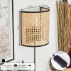 Abedim Licht omhoog & omlaag, Wandlamp Zwart, 1-licht