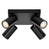 Ledvance Spot Plafondlamp LED Zwart, 4-lichts