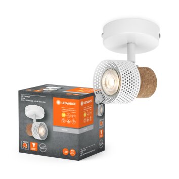 Ledvance Spot Plafondlamp LED Wit, 1-licht