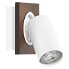 Ledvance Spot Plafondlamp LED houtlook, Wit, 1-licht