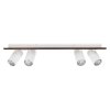 Ledvance Spot Plafondlamp LED houtlook, Wit, 4-lichts