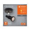 Ledvance Spot Plafondlamp LED Zwart, 1-licht