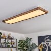 Salmi LED houtlook, Zwart, 1-licht, Afstandsbediening