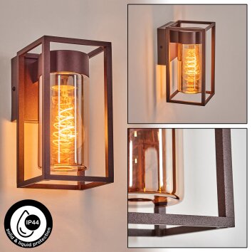 Doninhas Wandlamp voor buiten Roest, 1-licht