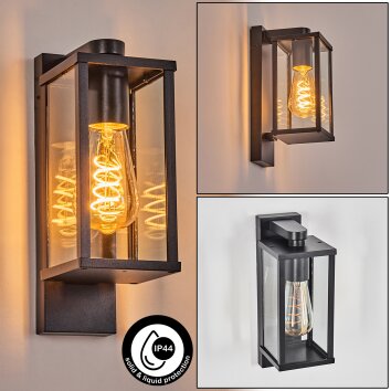 Tourega Wandlamp voor buiten Zwart, 1-licht