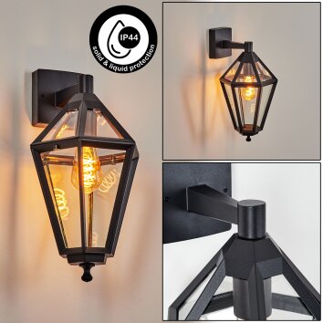 Falfosa Wandlamp voor buiten Zwart, 1-licht