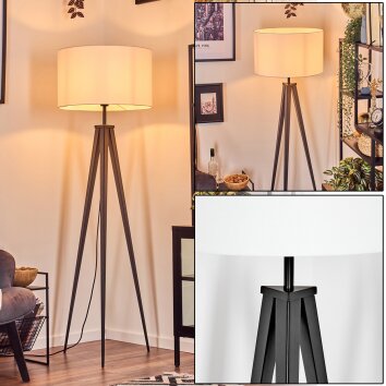 Flemming Staande lamp Zwart, 1-licht