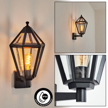 Falfosa Wandlamp voor buiten Zwart, 1-licht