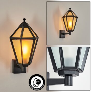 Falfosa Wandlamp voor buiten Zwart, 1-licht