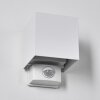 Almodofa Wandlamp voor buiten, Licht omhoog & omlaag Wit, 1-licht, Bewegingsmelder