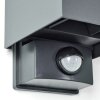 Almodofa Wandlamp voor buiten, Licht omhoog & omlaag Antraciet, 1-licht, Bewegingsmelder