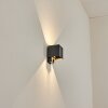 Almodofa Wandlamp voor buiten, Licht omhoog & omlaag Antraciet, 1-licht, Bewegingsmelder