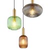 Globo NORMY Hanglamp Messing, 3-lichts