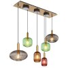 Globo NORMY Hanglamp Messing, 6-lichts