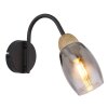 Globo GERLY Wandlamp Zwart, 1-licht